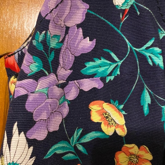 Dolce and Gabbana Floral Print Cotton Summer Dress - Picture 8 of 12